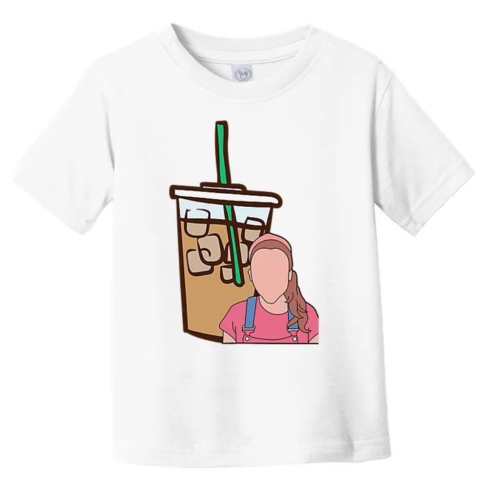 Running On Ms.rachel And Iced Coffee Retro Pocket Toddler T-Shirt