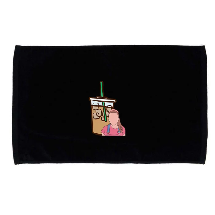 Running On Ms.rachel And Iced Coffee Retro Pocket Microfiber Hand Towel