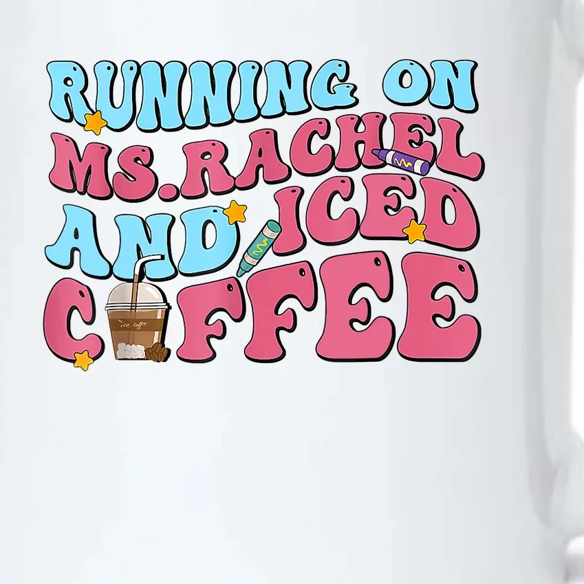 Running On Ms.rachel And Iced Coffee Black Color Changing Mug