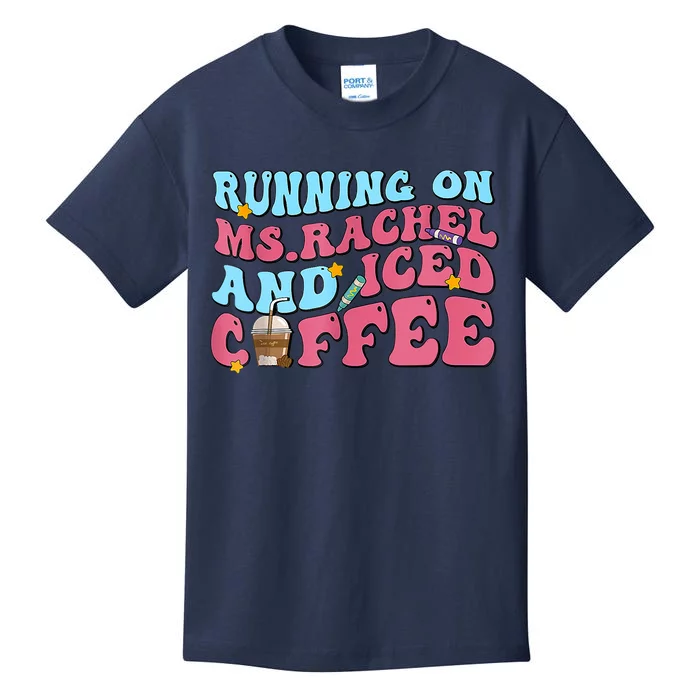 Running On Ms.rachel And Iced Coffee Kids T-Shirt