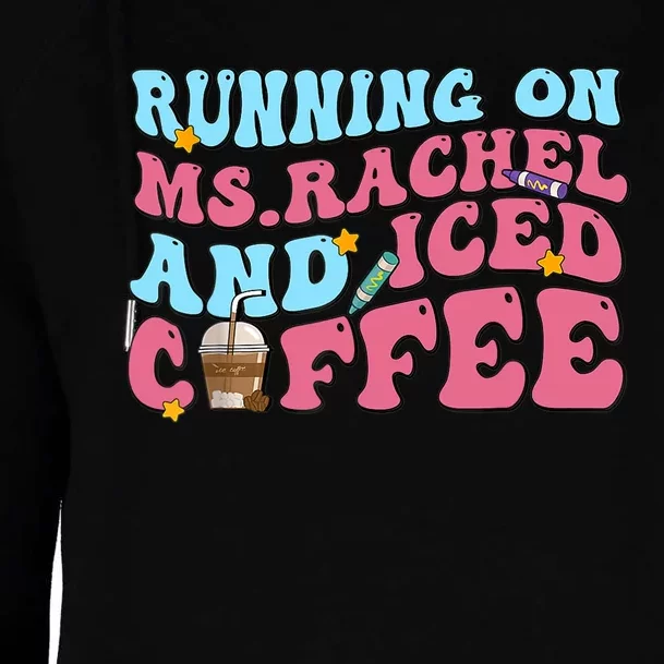 Running On Ms.rachel And Iced Coffee Womens Funnel Neck Pullover Hood