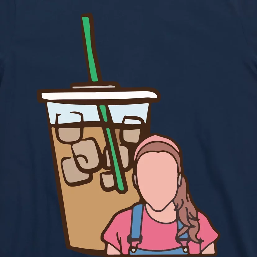 Running On Ms Rachel And Iced Coffee Funny Saying T-Shirt