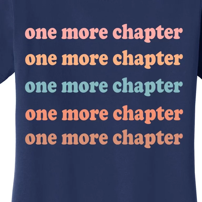 Retro One More Chapter Bookish Funny Women's T-Shirt