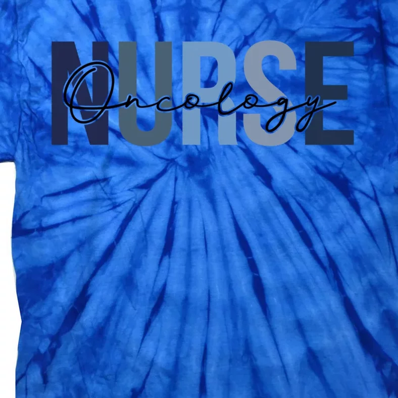 Retro Oncology Nurse Print For Nursing Student Gift Tie-Dye T-Shirt