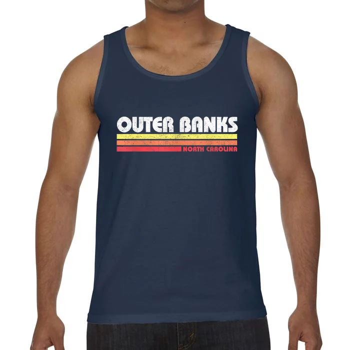 Retro OBX North Carolina NC Vintage Souvenir Comfort Colors® Tank Top