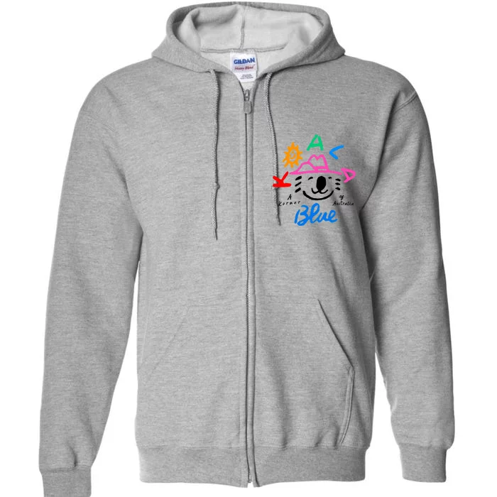 RIP Olivia Newton Koala Blue Australia Full Zip Hoodie