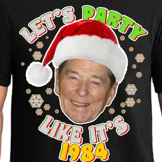 Ronald Reagan Let's Party Like It's 1984 Pajama Set