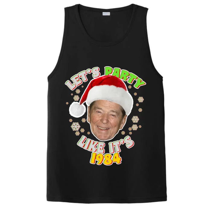 Ronald Reagan Let's Party Like It's 1984 Performance Tank