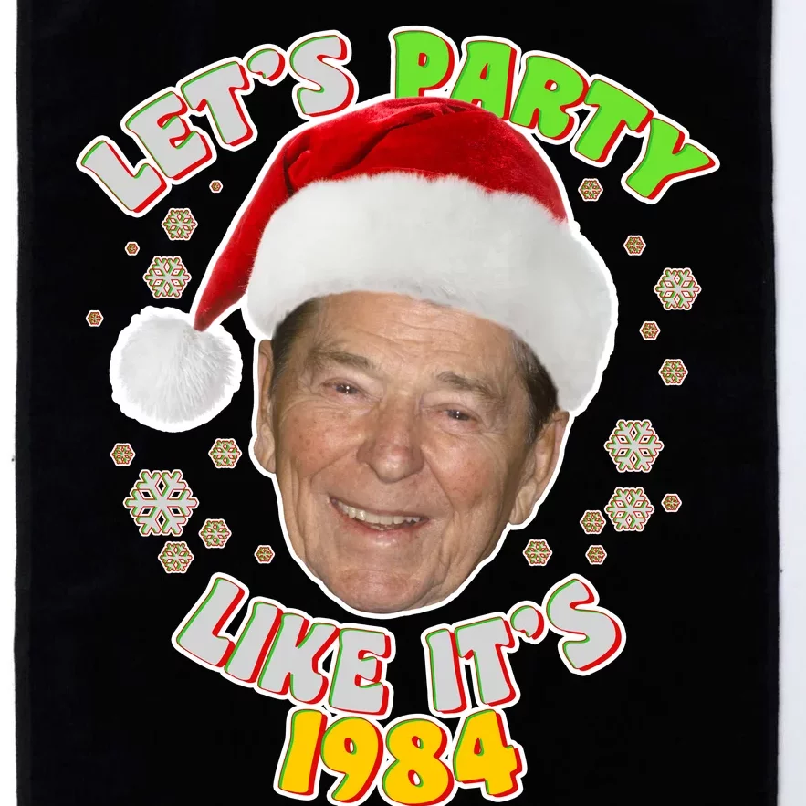 Ronald Reagan Let's Party Like It's 1984 Platinum Collection Golf Towel