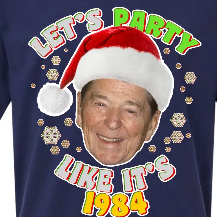 Ronald Reagan Let's Party Like It's 1984 Sueded Cloud Jersey T-Shirt