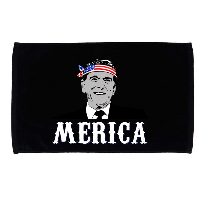 Ronald Reagan Merica Microfiber Hand Towel