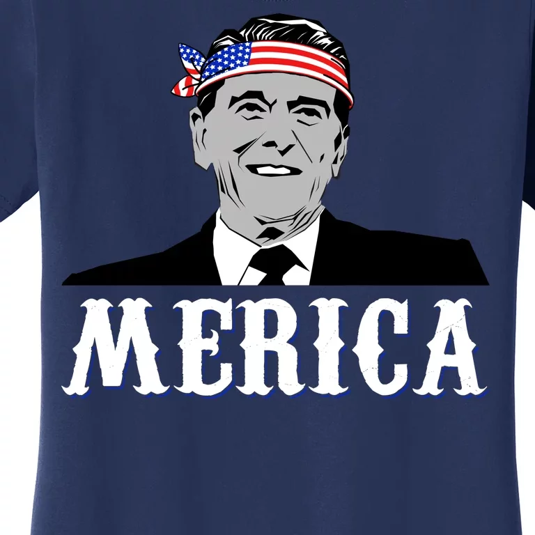 Ronald Reagan Merica Women's T-Shirt