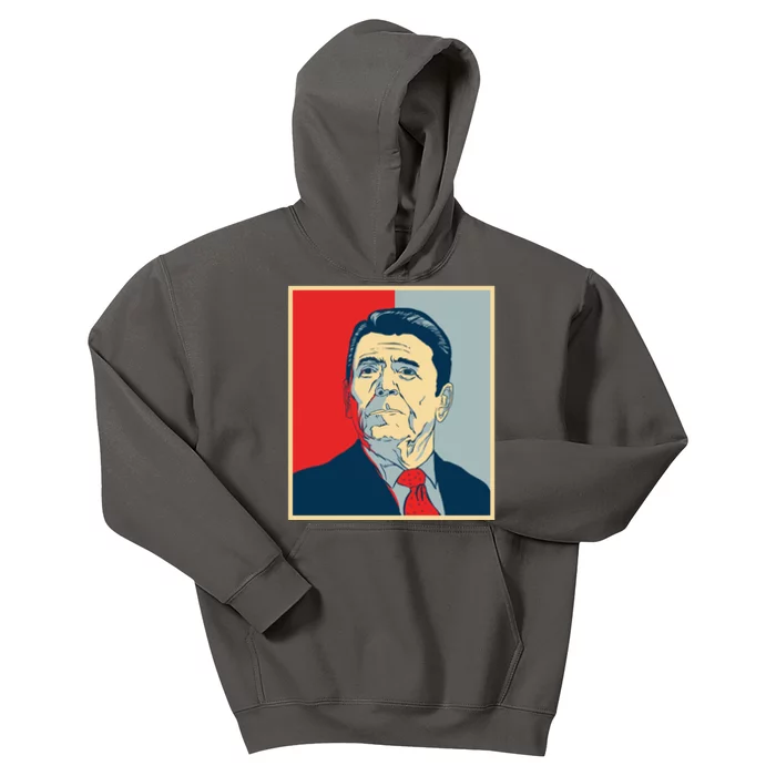 Ronald Reagan Retro Kids Hoodie