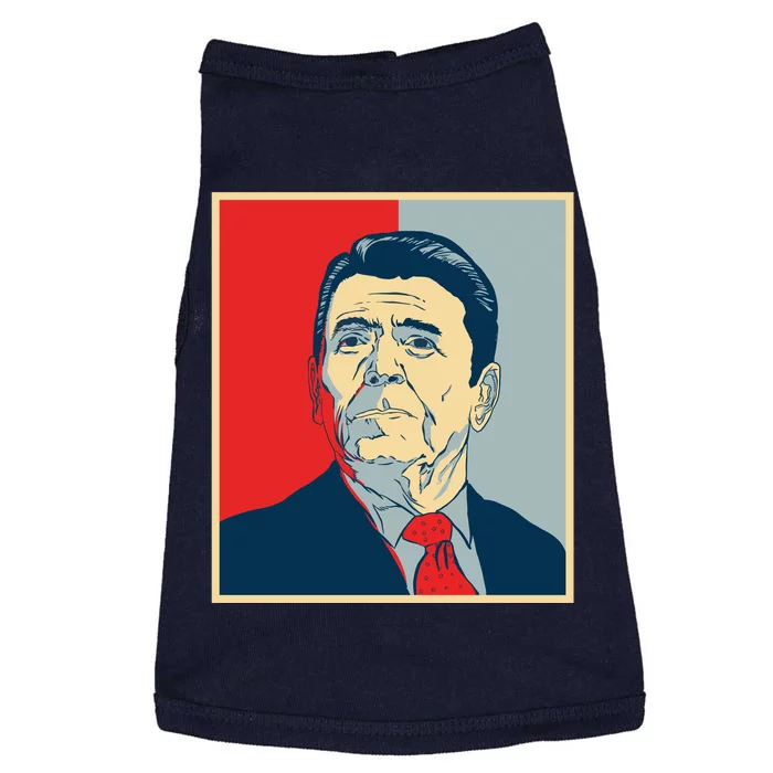 Ronald Reagan Retro Doggie Tank