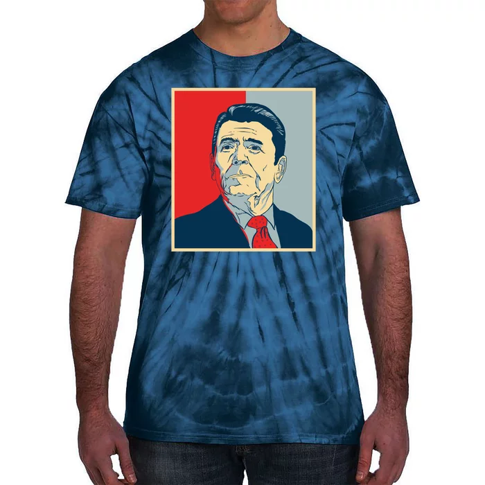 Ronald Reagan Retro Tie-Dye T-Shirt