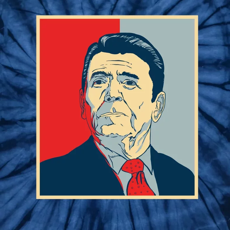 Ronald Reagan Retro Tie-Dye T-Shirt