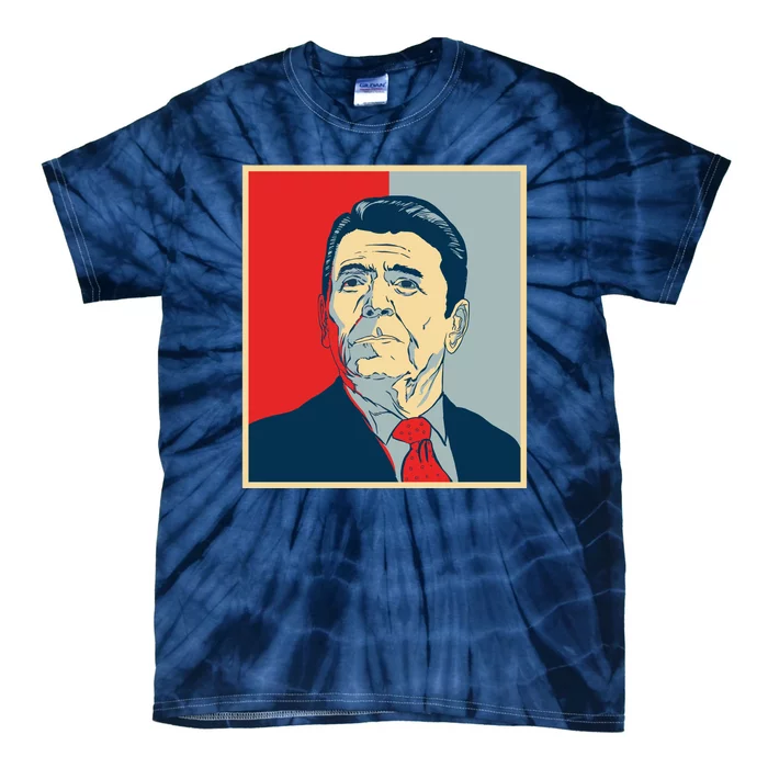 Ronald Reagan Retro Tie-Dye T-Shirt