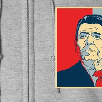 Ronald Reagan Retro Full Zip Hoodie