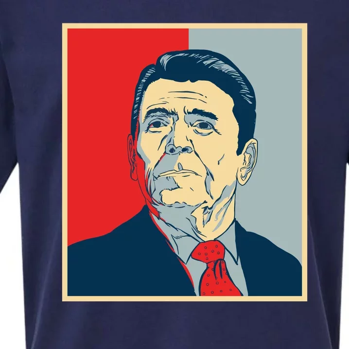 Ronald Reagan Retro Sueded Cloud Jersey T-Shirt