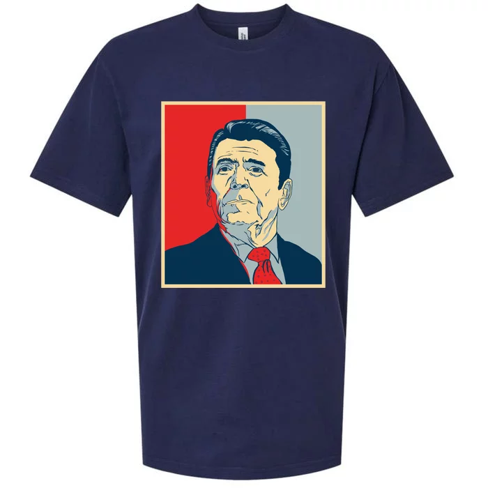 Ronald Reagan Retro Sueded Cloud Jersey T-Shirt