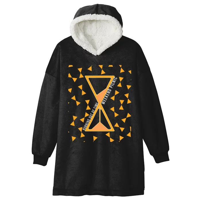 Running Out Of Time Hooded Wearable Blanket