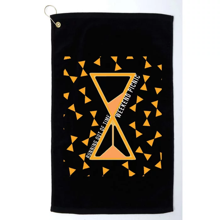 Running Out Of Time Platinum Collection Golf Towel