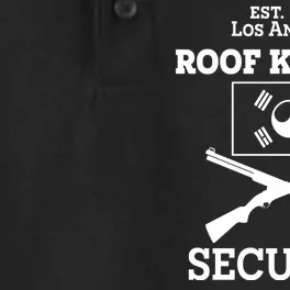 Roof Korean Security Est 1992 Los Angeles Dry Zone Grid Performance Polo