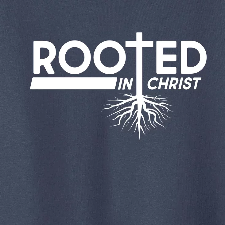 Rooted In Christ Tree Roots Toddler T-Shirt