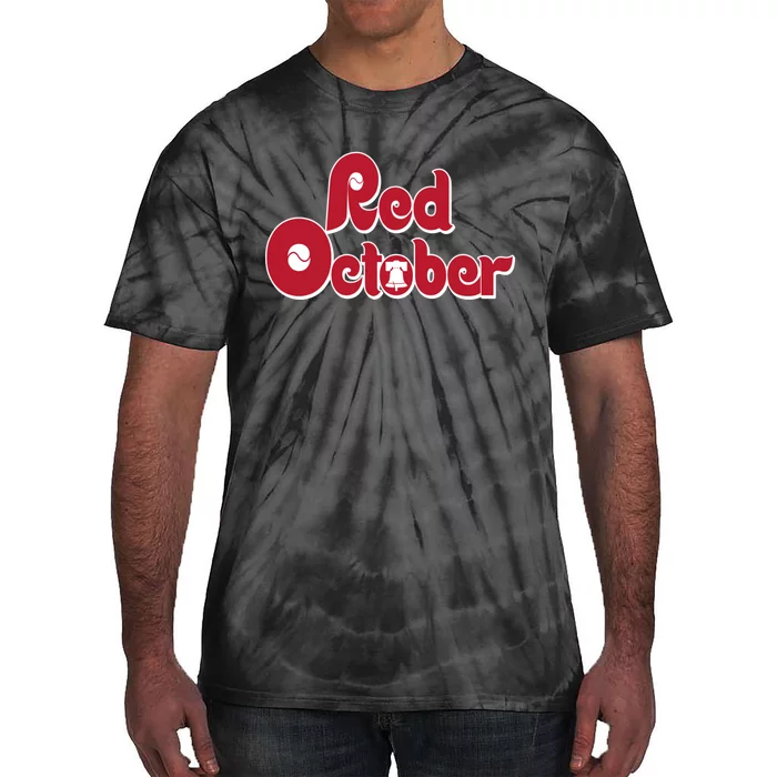 Red October Philadelphia Vintage Tie-Dye T-Shirt