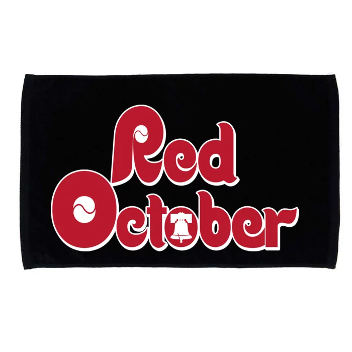 Red October Philadelphia Vintage Microfiber Hand Towel