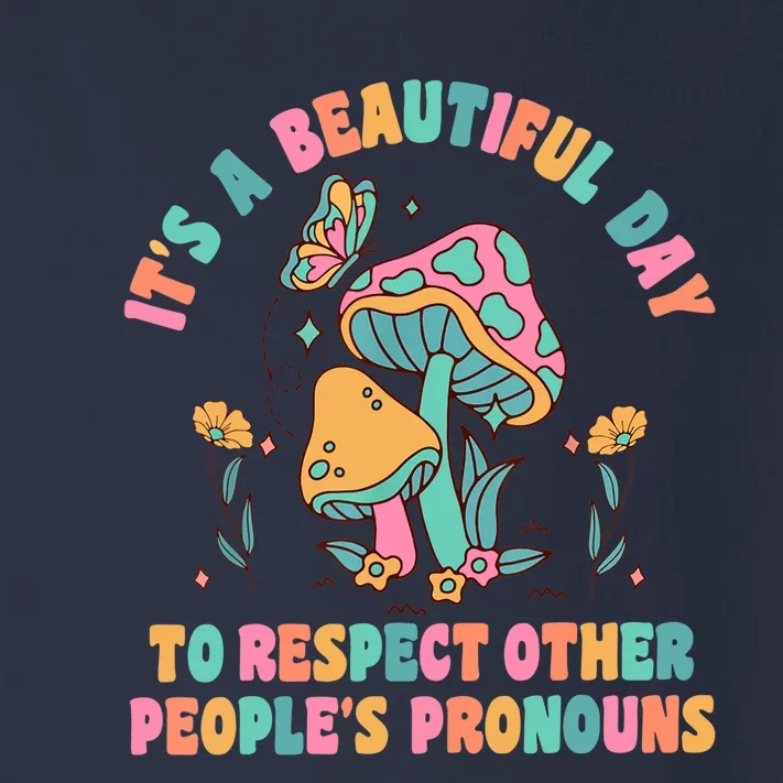 Respect Other People's Pronouns Peace Love Human Rights Toddler Long Sleeve Shirt