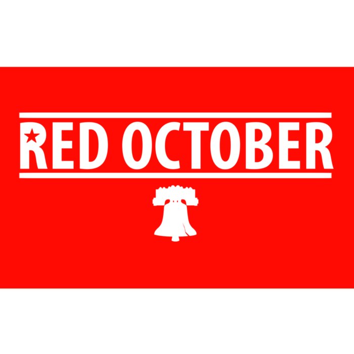 Red October Philadelphia Vintage Bumper Sticker