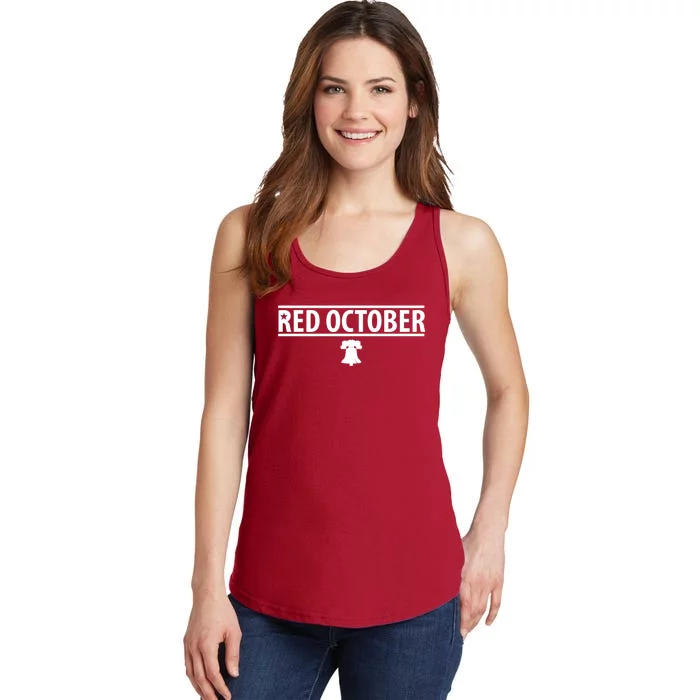 Red October Philadelphia Vintage Ladies Essential Tank