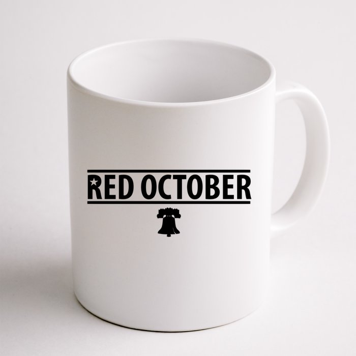 Red October Philadelphia Vintage Front & Back Coffee Mug