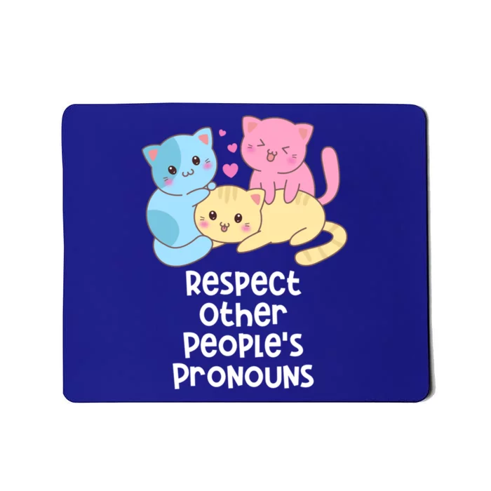 Respect Other Peoples Pronouns Pansexual Lgbtq Pan Pride Gift Mousepad