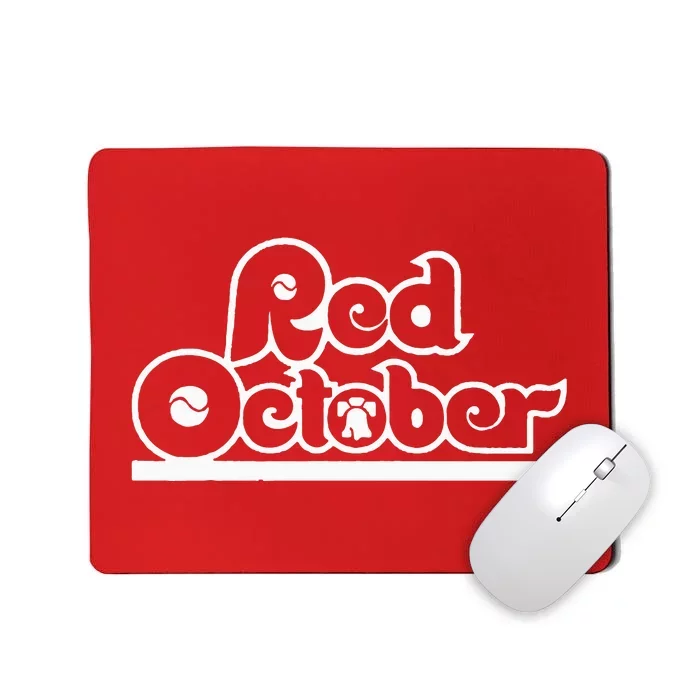 Red October Philly Philadelphia Baseball Mousepad