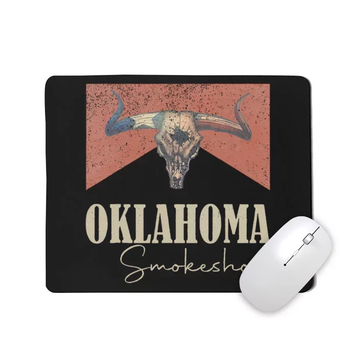 Retro Oklahoma Personalized Vintage Oklahoma 90s Mousepad