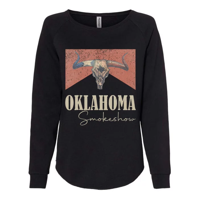 Retro Oklahoma Personalized Vintage Oklahoma 90s Womens California Wash Sweatshirt