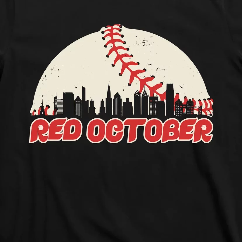 Red October Philadelphia Baseball T-Shirt