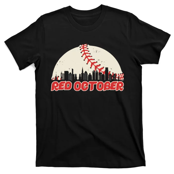 Red October Philadelphia Baseball T-Shirt