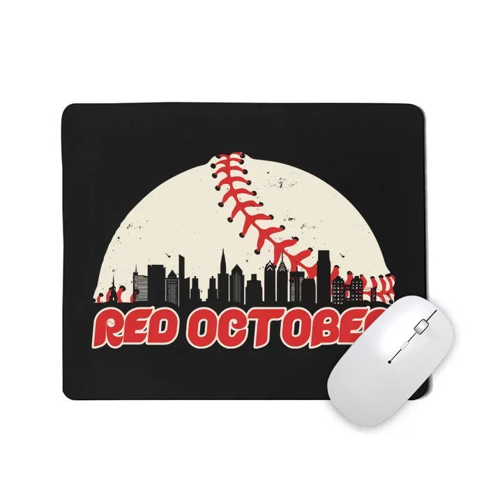 Red October Philadelphia Baseball Mousepad