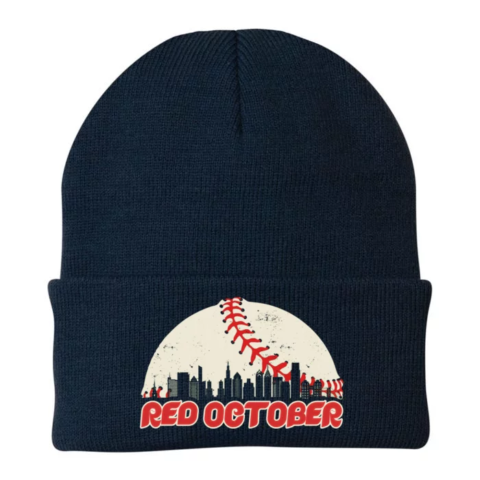 Red October Philadelphia Baseball Knit Cap Winter Beanie