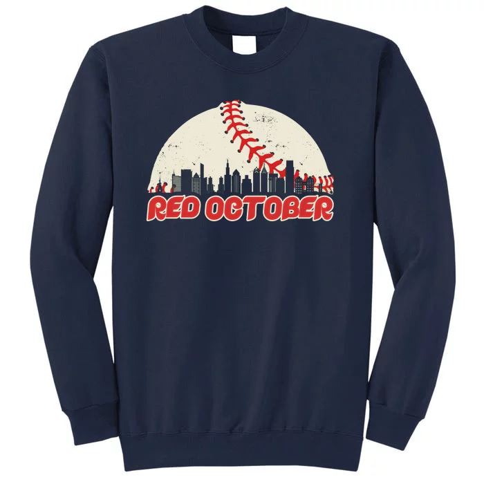 Red October Philadelphia Baseball Tall Sweatshirt