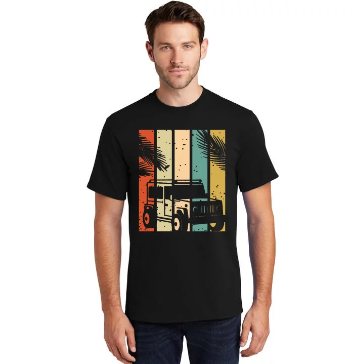 Retro Off Road Vehicle Tall T-Shirt