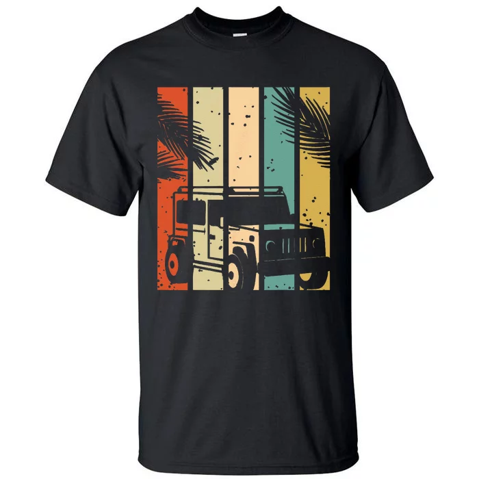 Retro Off Road Vehicle Tall T-Shirt