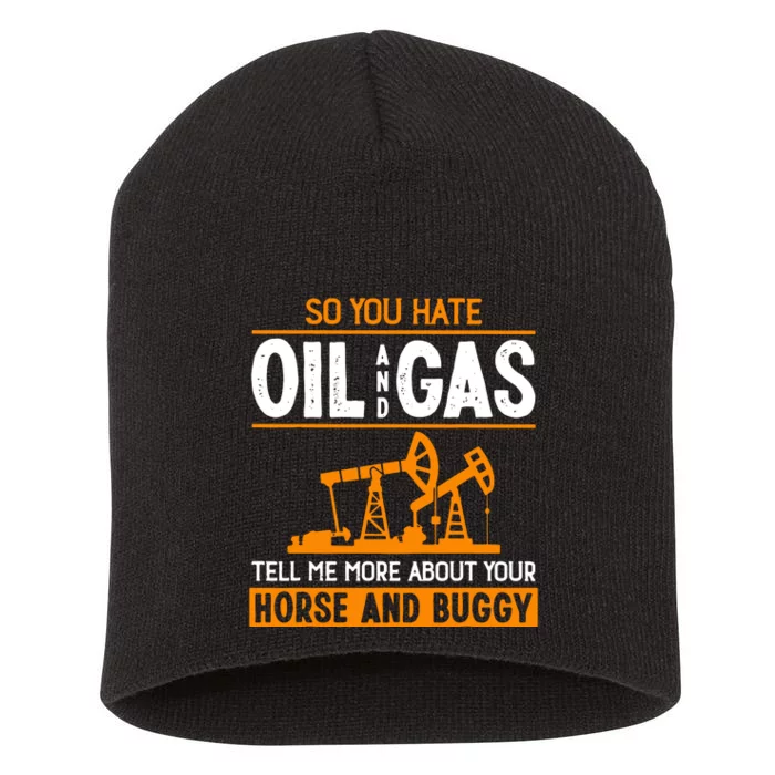 Roughneck Oil Rig Worker Driller Short Acrylic Beanie