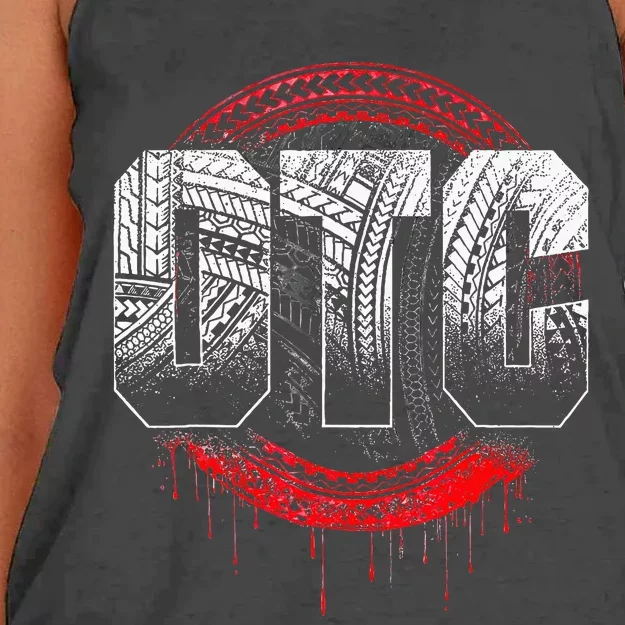 Roman O.T.C Reigns Women's Knotted Racerback Tank