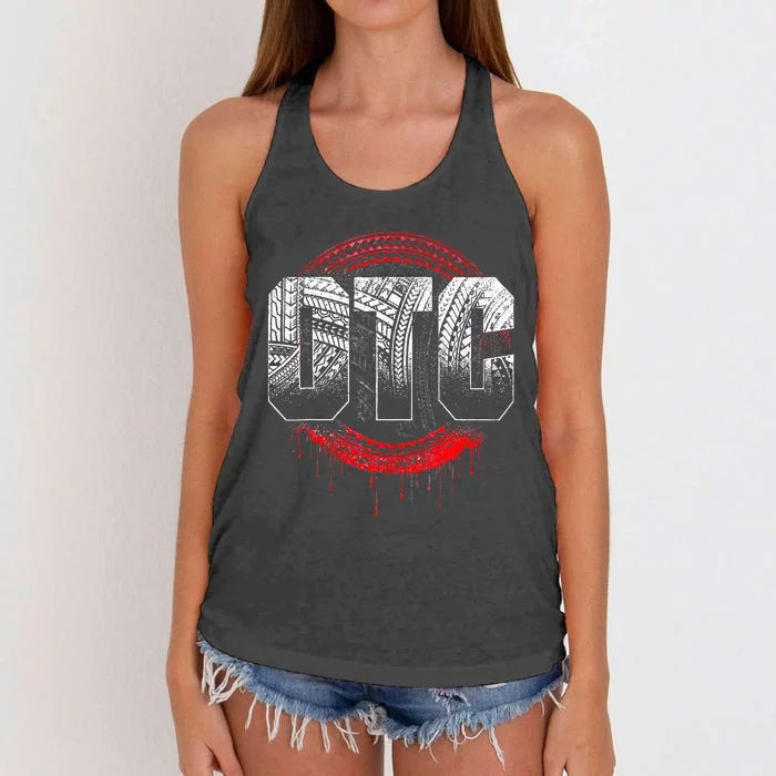 Roman O.T.C Reigns Women's Knotted Racerback Tank