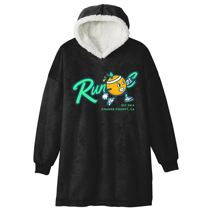 Run Oc Hooded Wearable Blanket