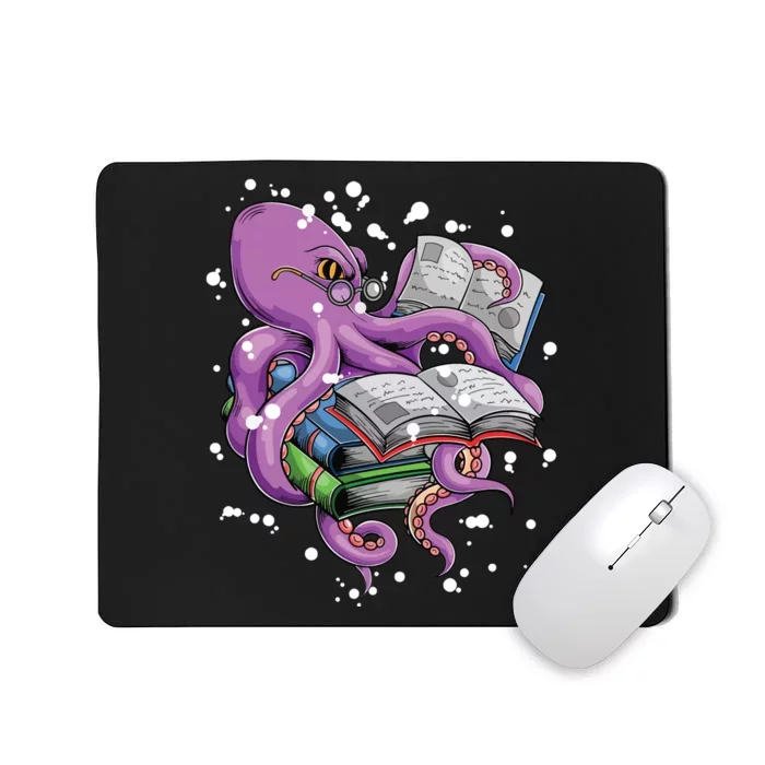 Reading Octopus Mousepad